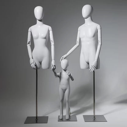 JELIMATE Articulated Full-Body Mannequin | Children & Adult Display Forms