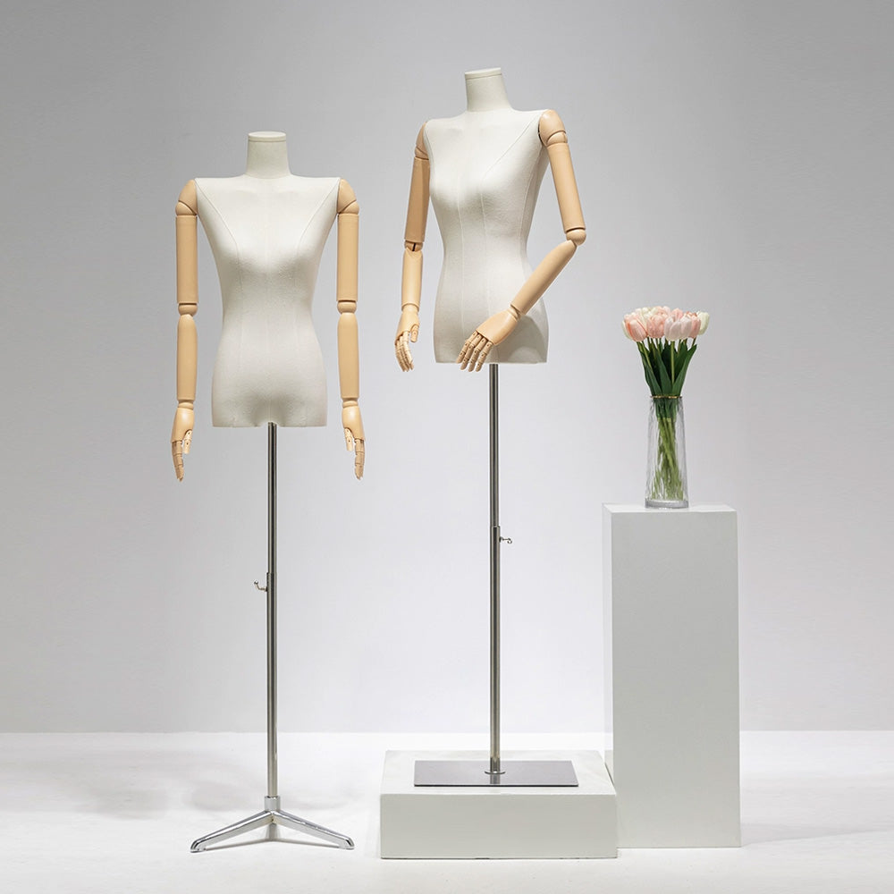 JELIMATE Premium Female Mannequin Torso – Professional Dress Form for Retail Photography