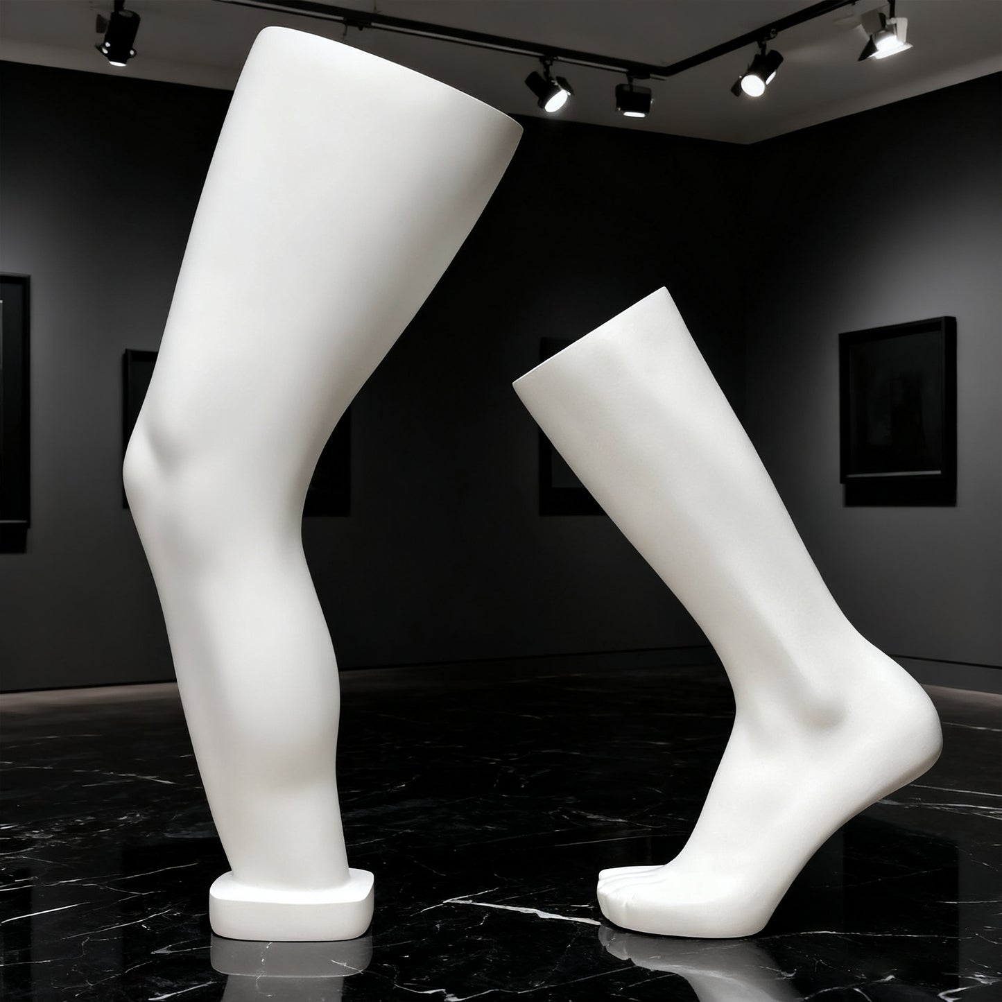 JELIMATE Fiberglass Male Mannequin Body Parts – 7 Styles for Sportswear & Brace Display