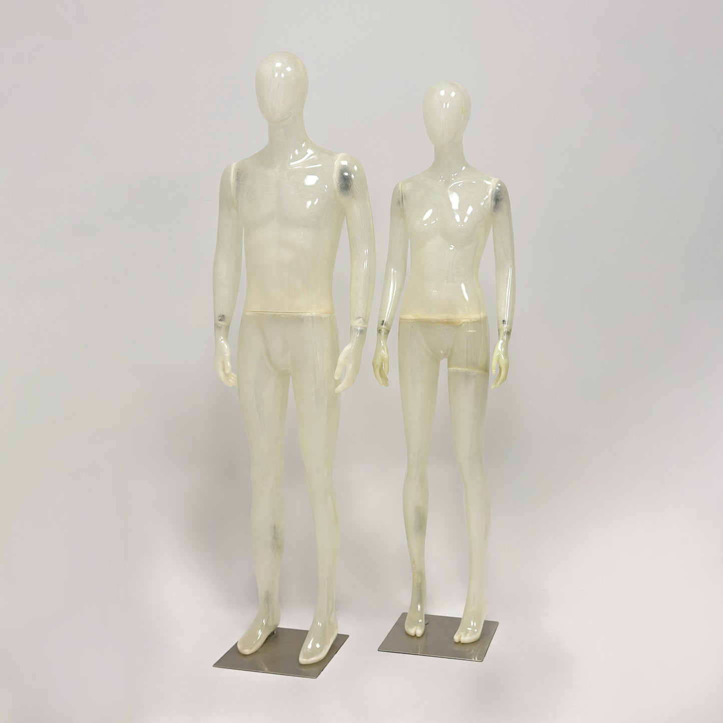 Premium Translucent Frosted Mannequin | Full Body Display for Luxury Boutiques