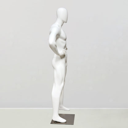 Male Athletic Mannequin - Muscular Fitness Display Mannequin with Detachable Arms and Legs for Sportswear