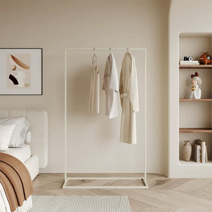 JELIMATE Freestanding Metal Clothing Garment Rack Display Stand for Boutique Bedroom