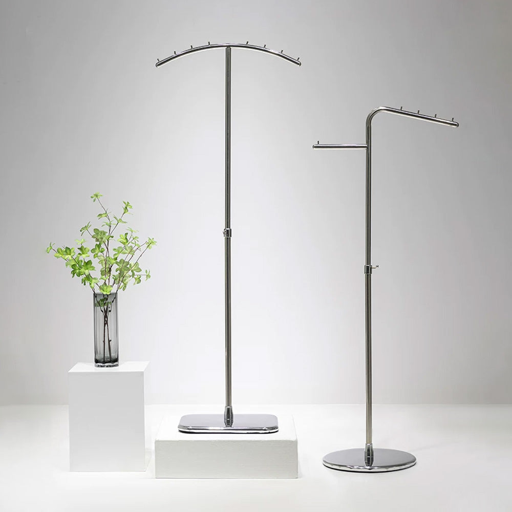 JELIMATE Adjustable Clothing Rack 43.3-70.8" | Stainless Steel Garment Stand for Boutique