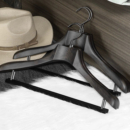 Premium Beech Wooden Hanger: Elegant Storage Solution