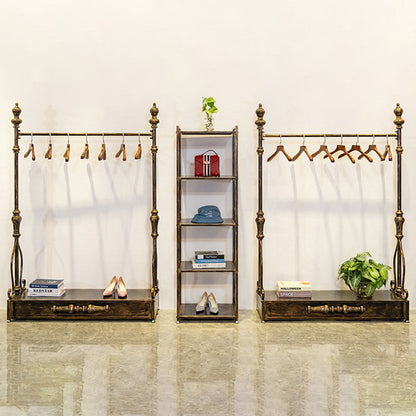 JELIMATE 70.8" Antique Bronze Clothing Rack – Iron Garment Rack for Bedroom & Boutique