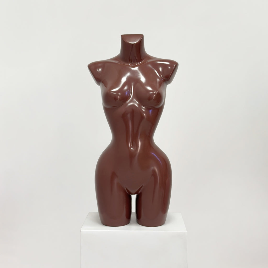 JELIMATE Female Torso Mannequin with Bust & Slim Waist – Lingerie & Swimwear Display Form