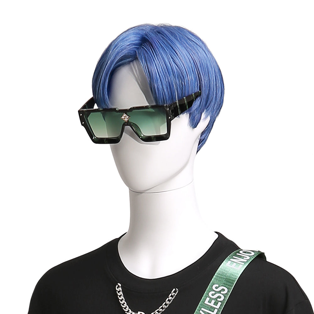 Jelimate Luxury Male BoBo Wigs,Men Short Hair for Clothing Store Mannequin Head Decoration,Men Mannequin Head For Wigs Clothing Dress Form With Wigs