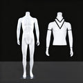 Accesorios de maniquí fantasma de cuerpo entero (masculino y femenino) | Torso hueco 3D desmontable para fotografía de ropa