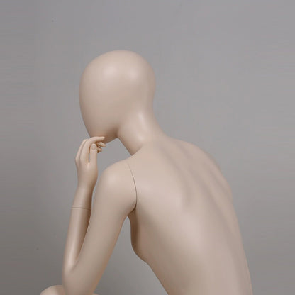 Jelimate Luxury Female Full Body Mannequin,Women Full Body Dress Form Mannequin,Female Full Body Display Mannequin,Bridal Store Wedding Dress Mannequin,Clothing Store Clothing Display Model JMFF07