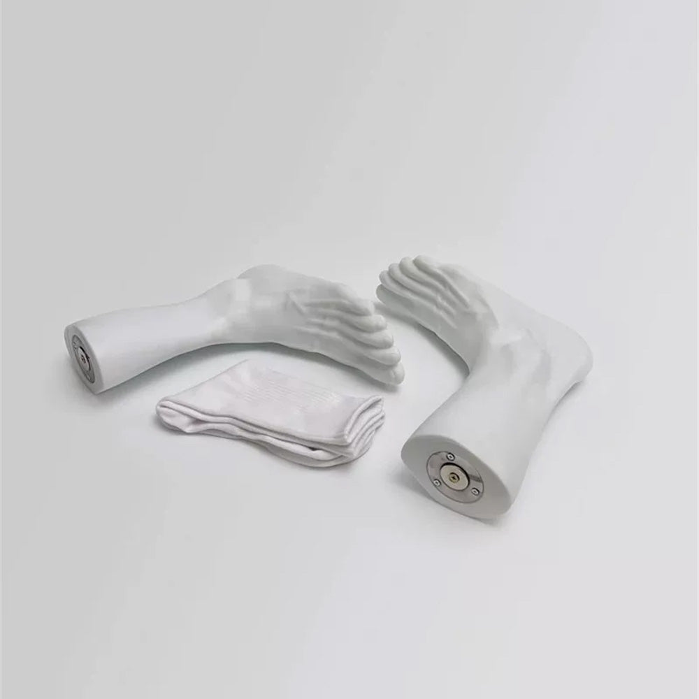 JELIMATE Male Foot Mannequin US Size 10, PVC Shoe Sock Display Model, 1 Pair