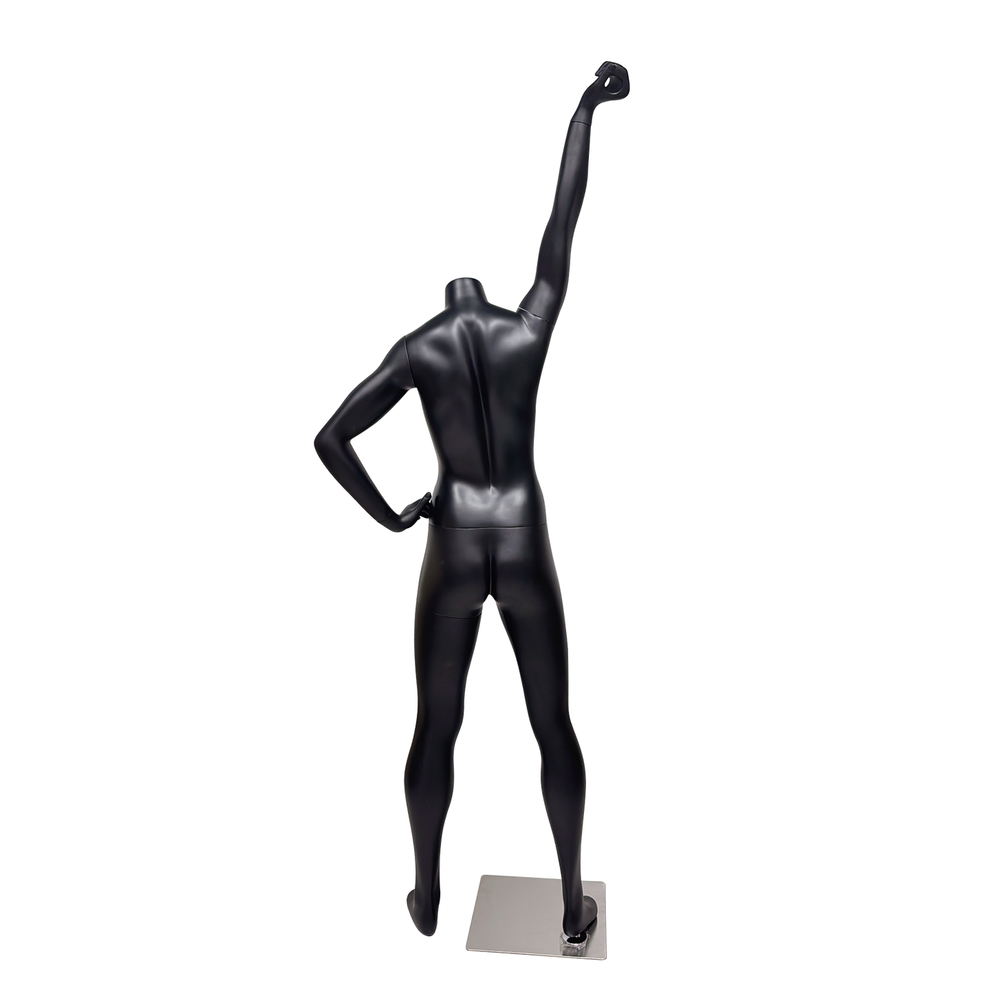 JELIMATE Female Athletic Dumbbell Mannequin - Headless Sports Display for Gym & Boutique