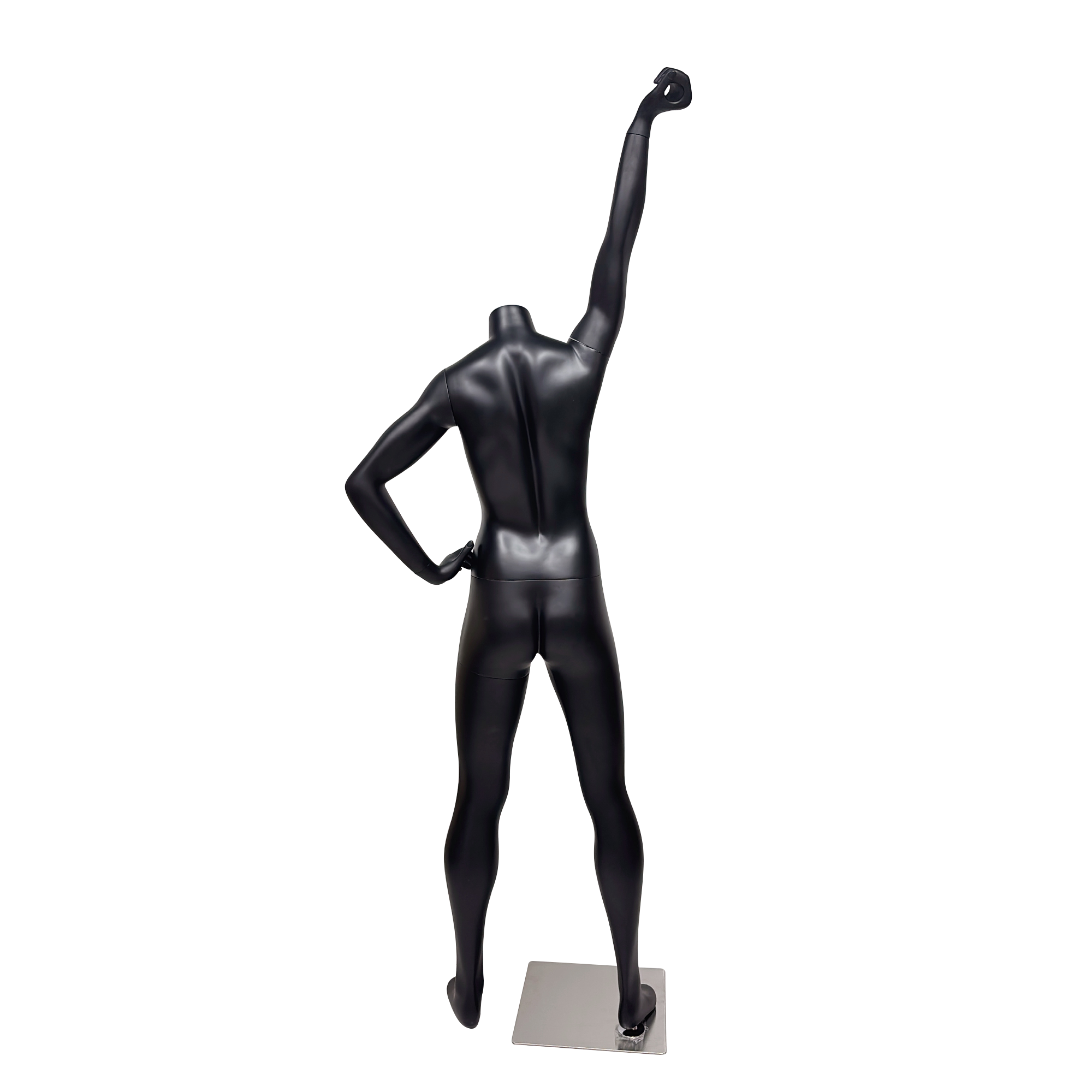 JELIMATE Female Athletic Dumbbell Mannequin - Headless Sports Display for Gym & Boutique