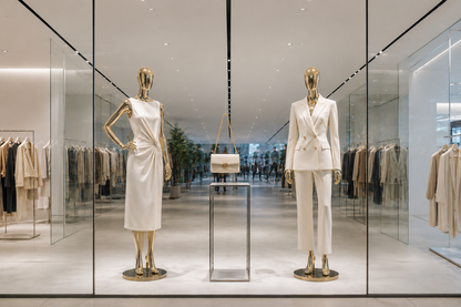 Gold Slim Plated Female Mannequin - Full Body Display | 6 Styles Available