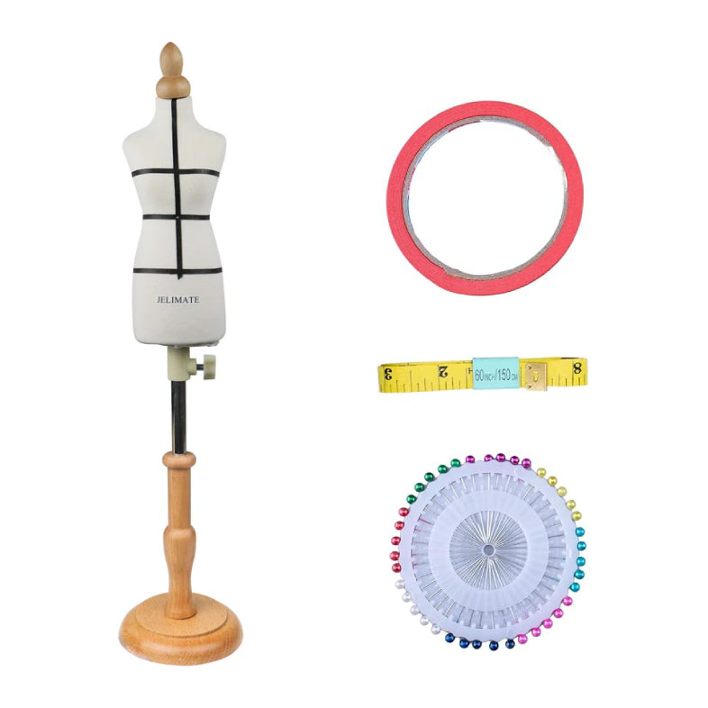 1 4 Scale Dress Form - Miniature 1/4 Scale Dressmaker Mannequin for Fashion Design & Sewing