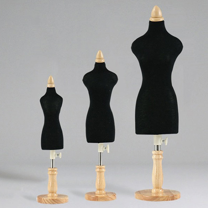 JELIMATE Female Half Scale Dress Form for Sewing,Fully Pinnable 1/3 Or 1/4 Or 1/2