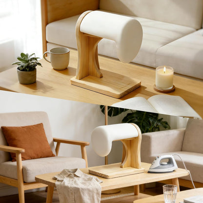 Professional Tailor Shoulder Ironing Board - Solid Pine Wood Pressing Board for Suits & Shirts