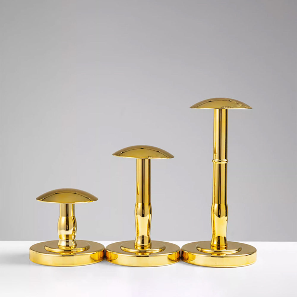 Premium Electroplated Hat Display Stand | Modular Mannequin Head Rack for Retail & Home