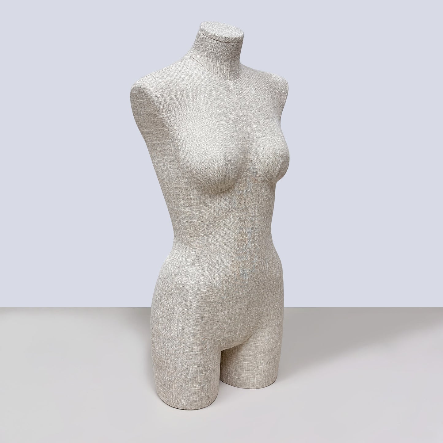 JELIMATE Half Body Mannequin Torso, Linen Dress Form for Lingerie Underwear Display