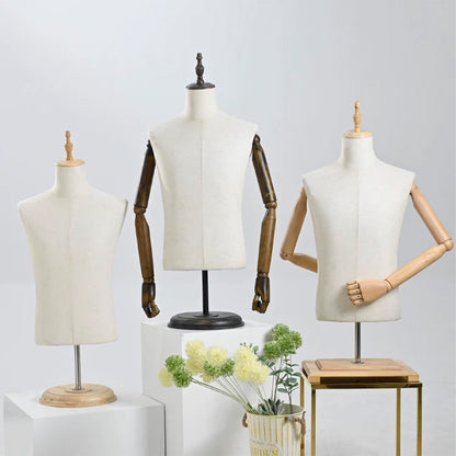 JELIMATE Wooden Mannequin Head Cap | Antique & Flat Top Cover for Display Dress Forms