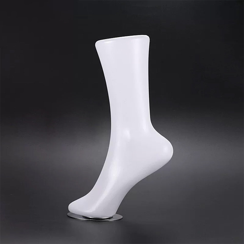 JELIMATE Foot Mannequin for Socks & Hosiery Display – Male Female PE Foot Form Stand