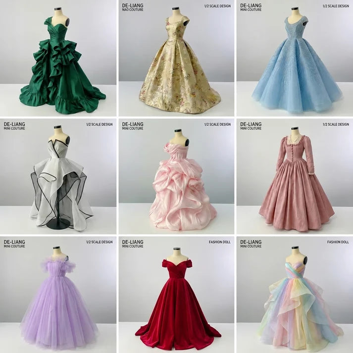 DE-LIANG Plus Size 16 Half Scale Female Dress Form for Draping & Pattern Making
