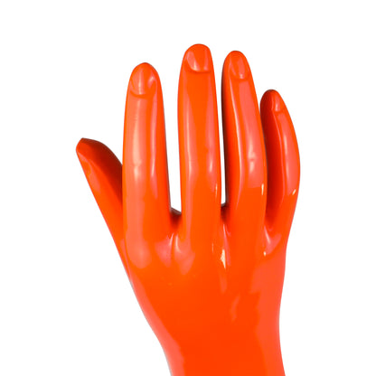 Jelimate Glossy Orange Right Hand Full Arm Mannequin – Gloves, Headphones & Sports Accessories Display