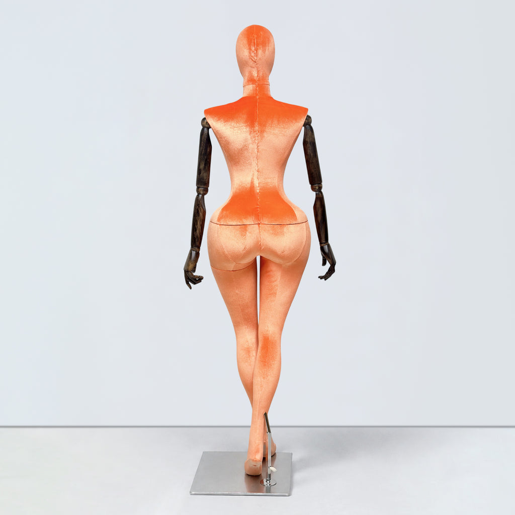 JELIMATE Plus Size Velvet Female Mannequin | Curvy Hourglass Full Body Display Form