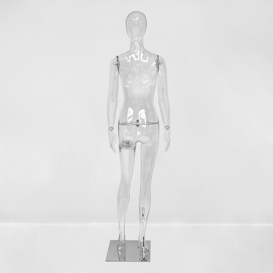 Transparent PE Female Mannequin Full Body Display Form - Clothing Retail Boutique