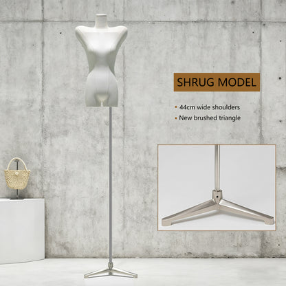 Korean-Style Shoulder-Padded Female Mannequin - Luxury Display for Clothing Boutiques & Retail Stores