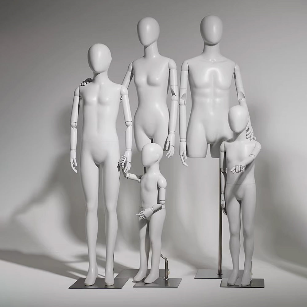 JELIMATE Articulated Full-Body Mannequin | Children & Adult Display Forms