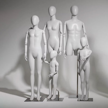 JELIMATE Articulated Full-Body Mannequin | Children & Adult Display Forms
