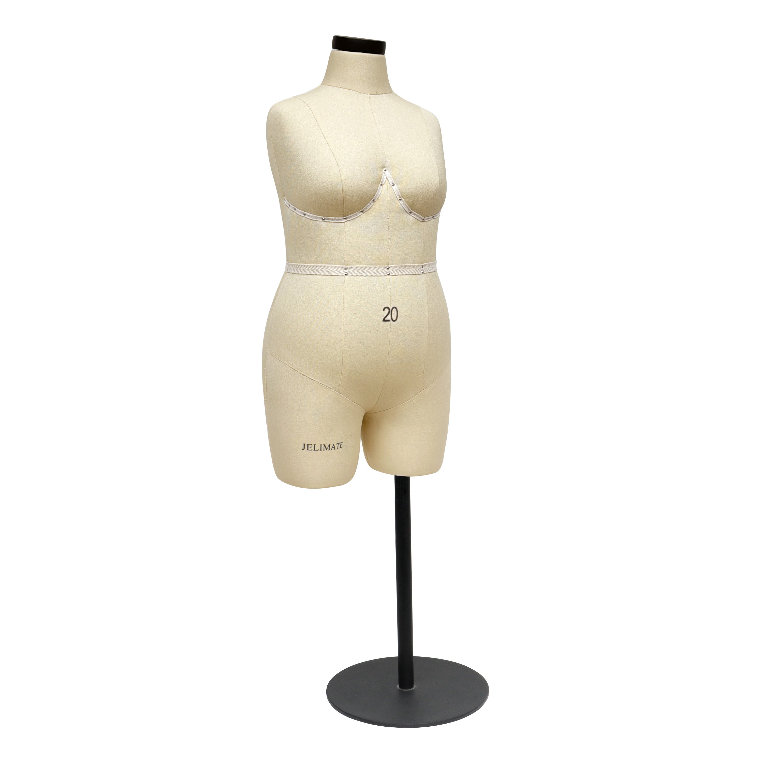 Half Scale Dress Form (1:2) - Plus Size Dress Mannequin (Size 20)