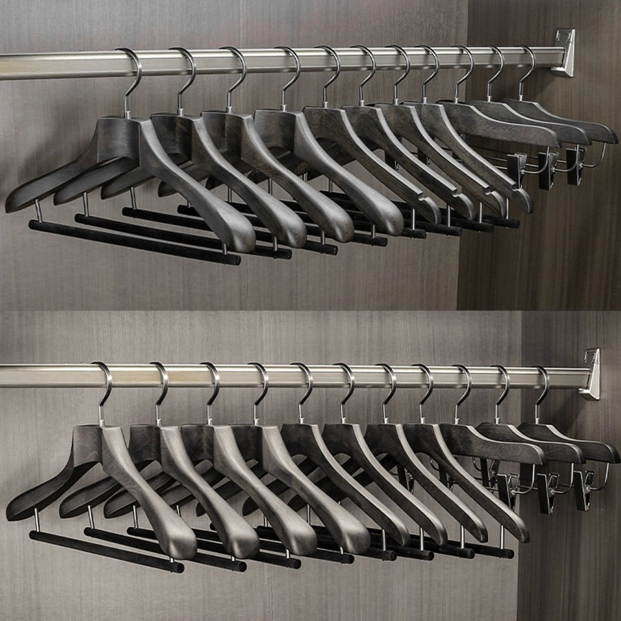 Premium Beech Wooden Hanger: Elegant Storage Solution