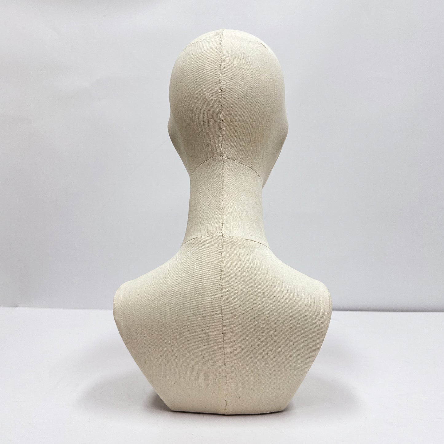 JELIMATE Linen Mannequin Head for Wigs Hats Jewelry Display | Wig Head Stand
