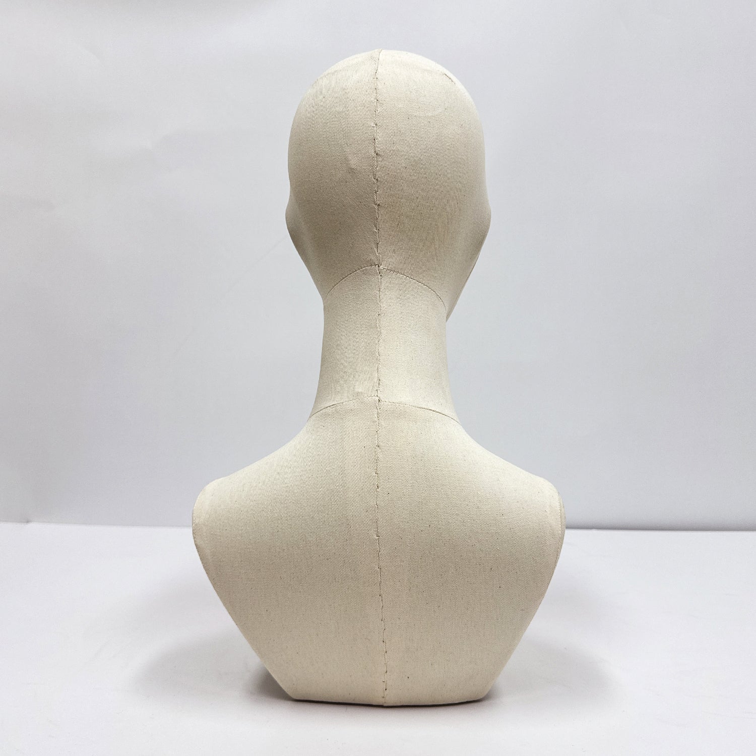 JELIMATE Linen Mannequin Head for Wigs Hats Jewelry Display | Wig Head Stand