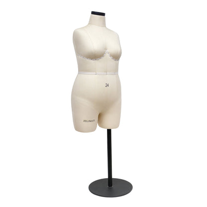 JELIMATE Studio | Plus Size Half Scale Dress Form (Size 24)