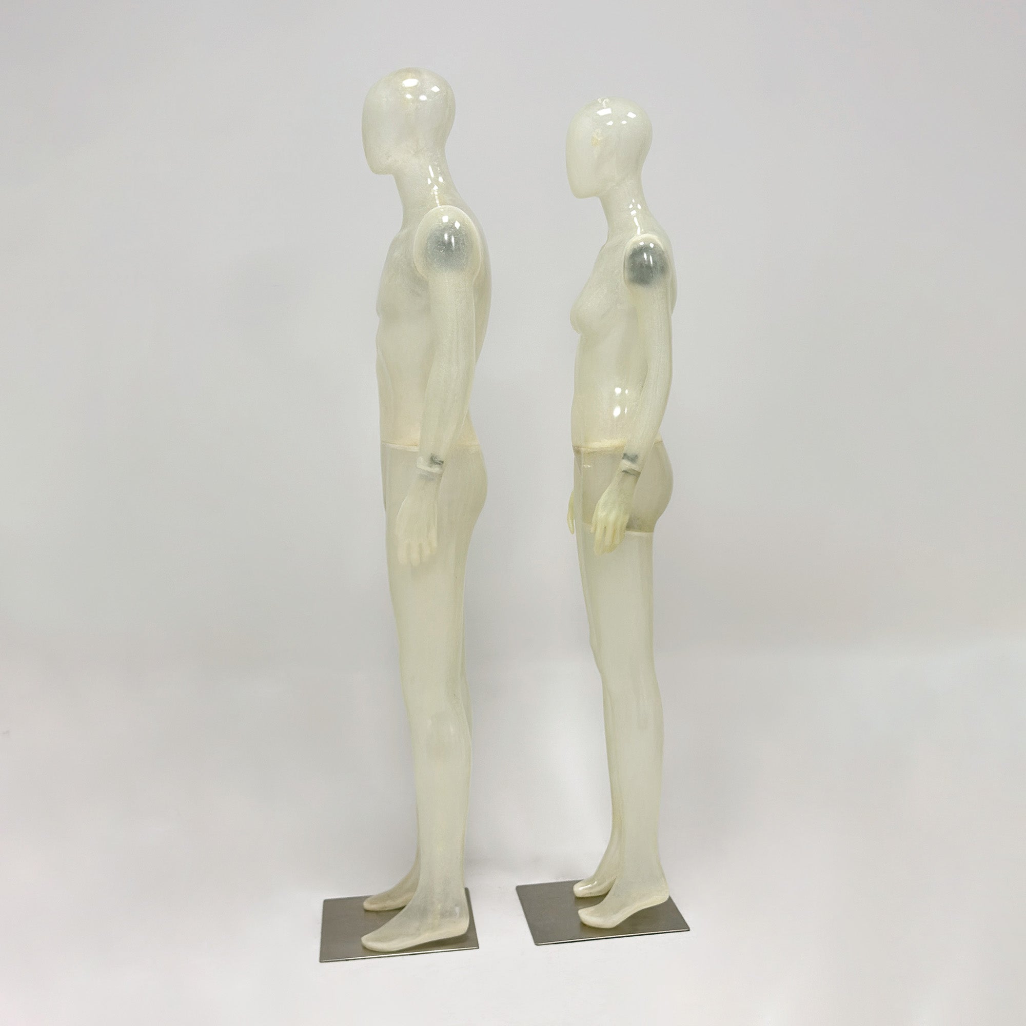 Premium Translucent Frosted Mannequin | Full Body Display for Luxury Boutiques