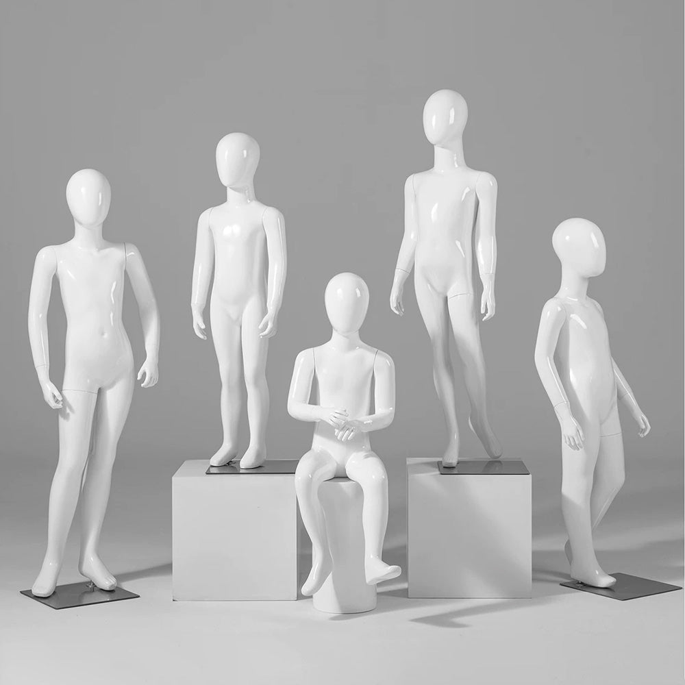 JELIMATE Child Mannequin Full Body & Half Body for Kids Clothing Store Display