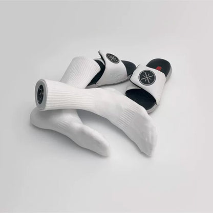 JELIMATE Male Foot Mannequin US Size 10, PVC Shoe Sock Display Model, 1 Pair