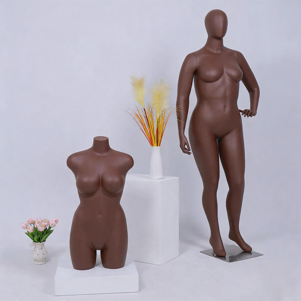 JELIMATE Plus Size Female Mannequin | Full Body & Half Body | Clothing Lingerie Swimwear