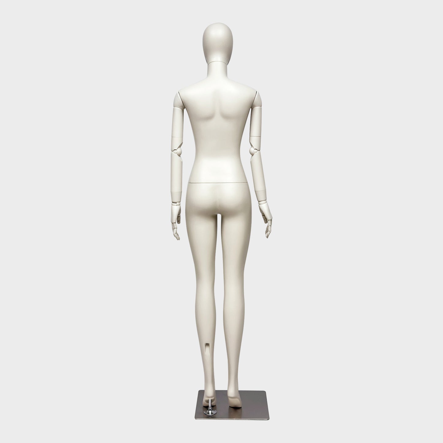 JELIMATE Full Body Female Mannequin Flexible Arms Fiberglass Window Display Dummy