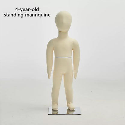 Child dress form - Full Body Soft Bendable Baby Mannequin for Kids’ Clothing Displays | JELIMATE