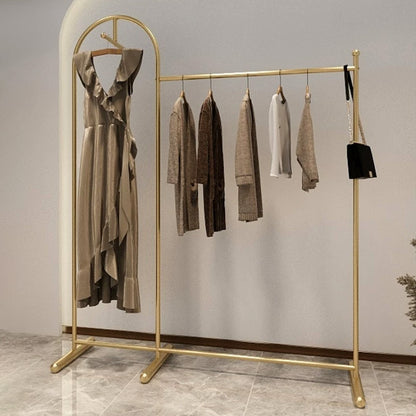 JELIMATE Arched Clothing Rack 66" Floor Standing Boutique Garment Display Stand