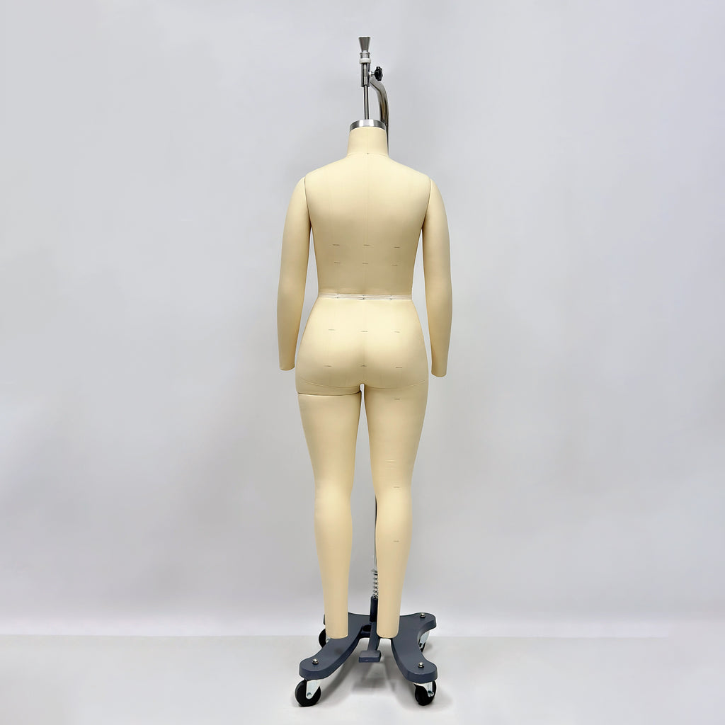 Plus Size Dress Form with Collapsible Shoulders - Professional Female Full Body Draping Mannequin