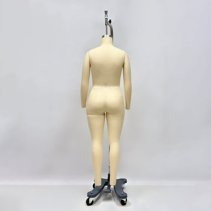 Plus Size Dress Form with Collapsible Shoulders - Professional Female Full Body Draping Mannequin