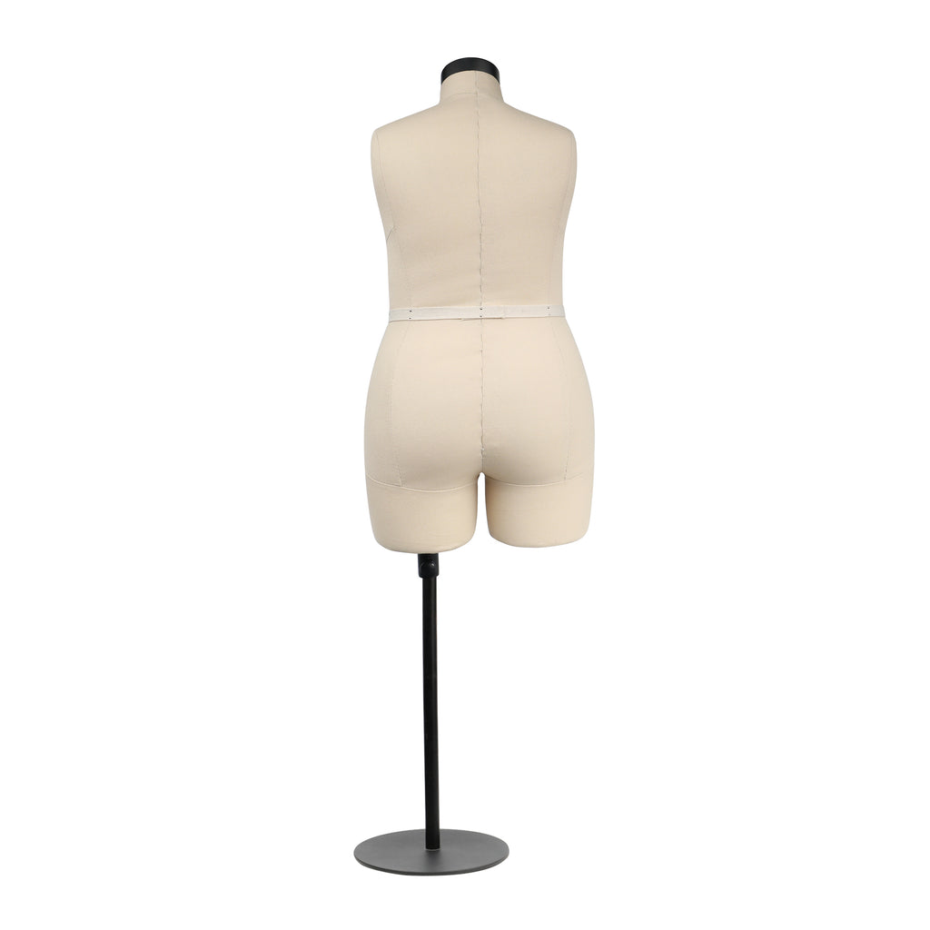 DE-LIANG Plus Size 16 Half Scale Female Dress Form for Draping & Pattern Making