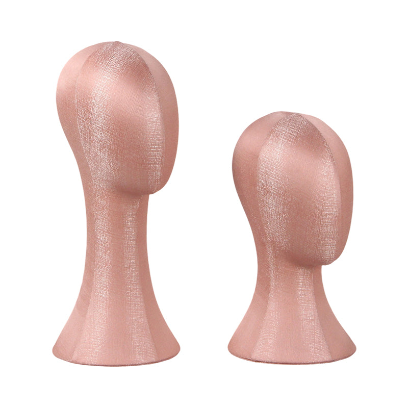 Linen Mannequin Head - Pinnable Display Stand for Hats Wigs Jewelry