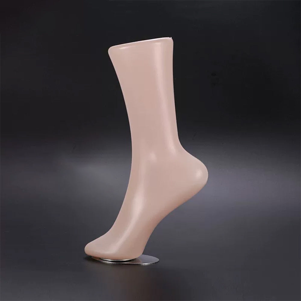 JELIMATE Foot Mannequin for Socks & Hosiery Display – Male Female PE Foot Form Stand
