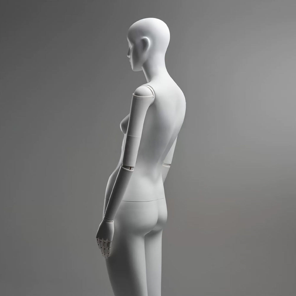 Luxury White Female Full Body abstract mannequins - Premium Fiberglass Display Model
