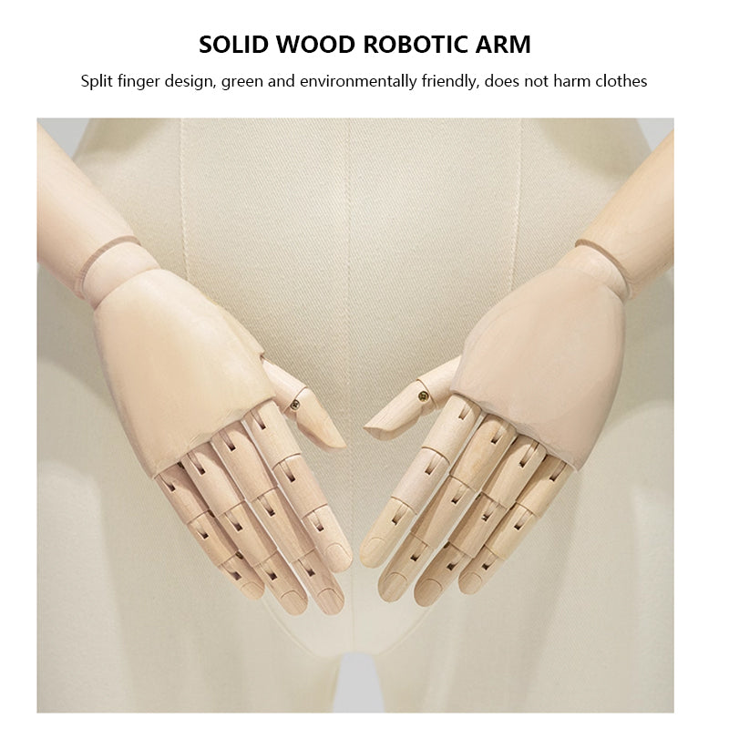 Maniquí de mujer de talla grande: Exhibición de siluetas con curvas para una moda inclusiva